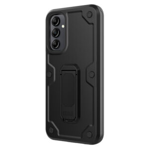 EDGE CLUTCH Series Holster Case w/ Tempered Glass for Samsung Galaxy A15 5G - Black - Image 8