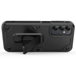EDGE CLUTCH Series Holster Case w/ Tempered Glass for Samsung Galaxy A15 5G - Black - Image 12