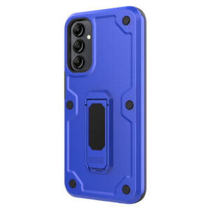 EDGE CLUTCH Series Holster Case w/ Tempered Glass for Samsung Galaxy A15 5G - Blue - Image 3