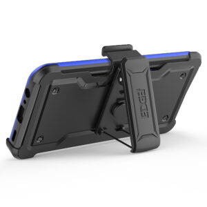 EDGE CLUTCH Series Holster Case w/ Tempered Glass for Samsung Galaxy A15 5G - Blue - Image 4