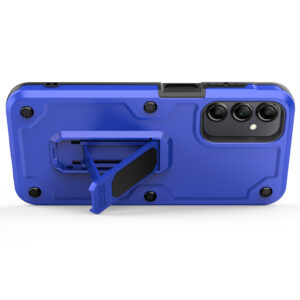 EDGE CLUTCH Series Holster Case w/ Tempered Glass for Samsung Galaxy A15 5G - Blue - Image 7