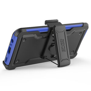 EDGE CLUTCH Series Holster Case w/ Tempered Glass for Samsung Galaxy A15 5G - BlackBlue - Image 3