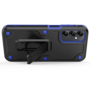 EDGE CLUTCH Series Holster Case w/ Tempered Glass for Samsung Galaxy A15 5G - BlackBlue - Image 6