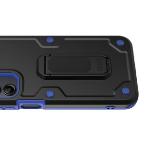 EDGE CLUTCH Series Holster Case w/ Tempered Glass for Samsung Galaxy A15 5G - BlackBlue - Image 8