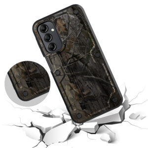 EDGE CLUTCH Series Holster Case w/ Tempered Glass for Samsung Galaxy A15 5G - Camo - Image 6