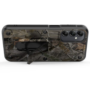 EDGE CLUTCH Series Holster Case w/ Tempered Glass for Samsung Galaxy A15 5G - Camo - Image 7