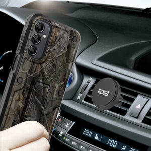 EDGE CLUTCH Series Holster Case w/ Tempered Glass for Samsung Galaxy A15 5G - Camo - Image 8