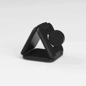 LAX 3-in-1 Magnetic Foldable Wireless Charger for iPhone, Apple Watch, AirPods - Black - Image 8