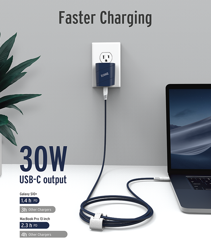 C-C Home Charger – Blue