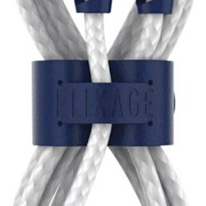 Elixage 6 FT USB-C to USB-C Braided Data Cable – White - Image 6