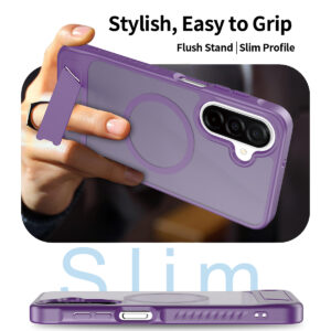 EDGE Mag Pro Case with Kickstand for Samsung Galaxy A17 5G / A16 5G - Purple - Image 5