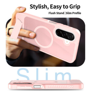 EDGE Mag Pro Case with Kickstand for Samsung Galaxy A17 5G / A16 5G - Light Pink - Image 5