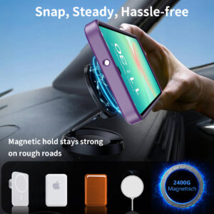 EDGE Mag Pro Case with Kickstand for Samsung Galaxy A37 / A36 - Purple - Image 5