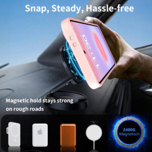 EDGE Mag Pro Case with Kickstand for Samsung Galaxy A37 / A36 - Light Pink - Image 5