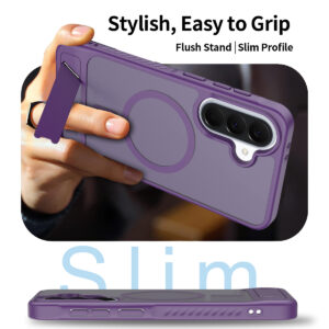 EDGE Mag Pro Case with Kickstand for Samsung Galaxy A37 / A36 - Purple - Image 4