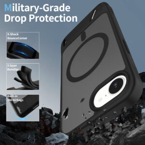 EDGE Mag Pro Case with Kickstand for iPhone 16E / 17E - Black - Image 4