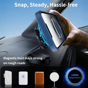 EDGE Mag Pro Case with Kickstand for iPhone 16E / 17E - Blue - Image 5