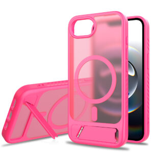 EDGE Mag Pro Case with Kickstand for iPhone 16E / 17E - Hot Pink