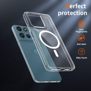 EDGE Mag Clear Case for Moto G 5G 2026 / 2025 & G Play 2026 - Clear - Image 3