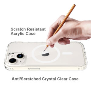 EDGE Mag Clear Case for iPhone 15 / 14 / 13 - Clear - Image 3