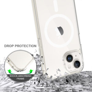 EDGE Mag Clear Case for iPhone 15 / 14 / 13 - Clear - Image 4