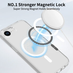 EDGE Mag Clear Case for iPhone 16E / 17E - Clear - Image 4