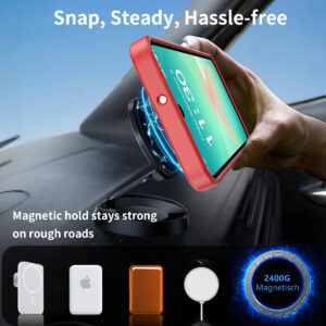 EDGE Mag Pro Case with Kickstand for Samsung Galaxy A17 5G / A16 5G - Red - Image 5