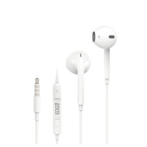 Edge Pulse Series 3.5mm Stereo Wired Earbuds - White - Image 2