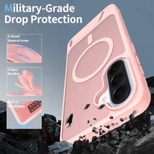 EDGE Mag Pro Case with Kickstand for Samsung Galaxy A37 / A36 - Light Pink - Image 7