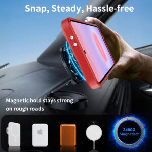 EDGE Mag Pro Case with Kickstand for Samsung Galaxy A37 / A36 - Red - Image 5