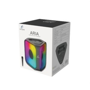 Eclipse ARIA Bluetooth Wireless Speaker With Mic - Black - Image 4