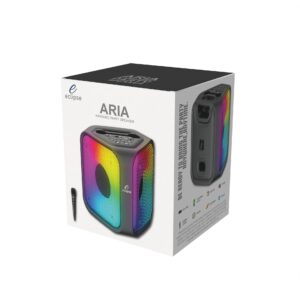 Eclipse ARIA Bluetooth Wireless Speaker With Mic - Black - Image 5