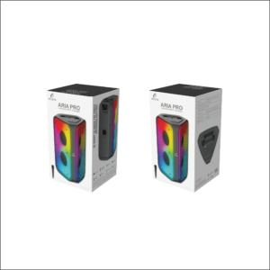 ARIA PRO Bluetooth Wireless Speaker with Mic - Black - Image 5
