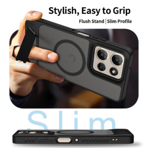 EDGE Mag Pro Case with Kickstand for Moto G Power 2026 / 2025 - Black - Image 6