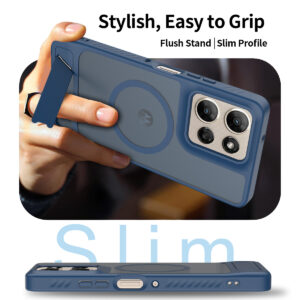 EDGE Mag Pro Case with Kickstand for Moto G Power 2026 / 2025 - Blue - Image 6