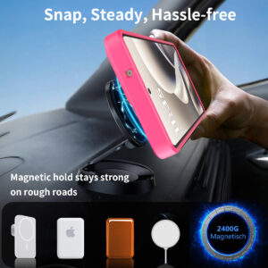 EDGE Mag Pro Case with Kickstand for Moto G Power 2026 / 2025 - Hot Pink - Image 5