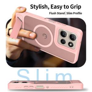 EDGE Mag Pro Case with Kickstand for Moto G Power 2026 / 2025 - Light Pink - Image 6
