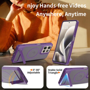 EDGE Mag Pro Case with Kickstand for Moto G Power 2026 / 2025 - Purple - Image 3