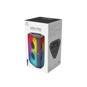 ARIA PRO Bluetooth Wireless Speaker with Mic - Black - Image 4