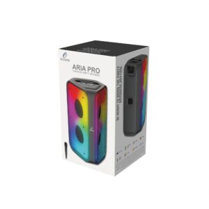 ARIA PRO Bluetooth Wireless Speaker with Mic - Black - Image 3