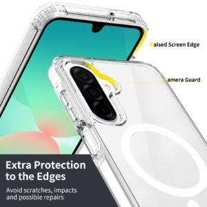 EDGE Mag Clear Series Case for Samsung Galaxy A17  / A16  - Clear - Image 2
