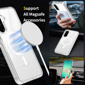 EDGE Mag Clear Series Case for Samsung Galaxy A17  / A16  - Clear - Image 4