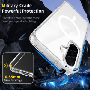 EDGE Mag Clear Series Case for Samsung Galaxy A17  / A16  - Clear - Image 5