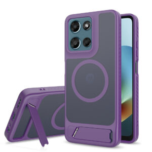 EDGE Mag Pro Case with Kickstand for Moto G 5G 2026 / 2025 & G Play 2026 - Purple