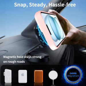 EDGE Mag Pro Case with Kickstand for iPhone 15 / 14 / 13 - Light Pink - Image 5