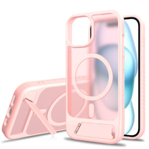 EDGE Mag Pro Case with Kickstand for iPhone 15 / 14 / 13 - Light Pink